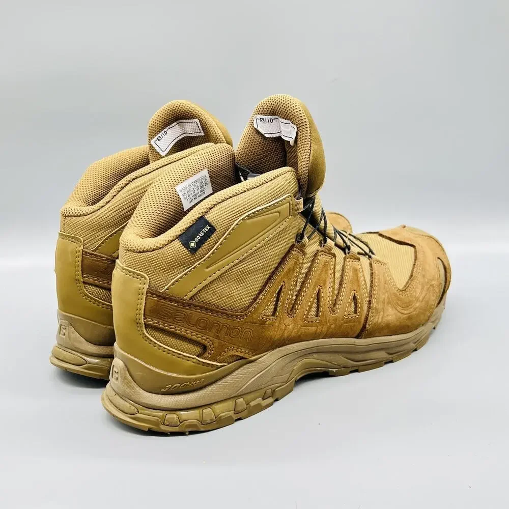 Salomon Boots Mens 11 Brown XA Forces Mid GTX Hiking Combat Ankle Gore Tex